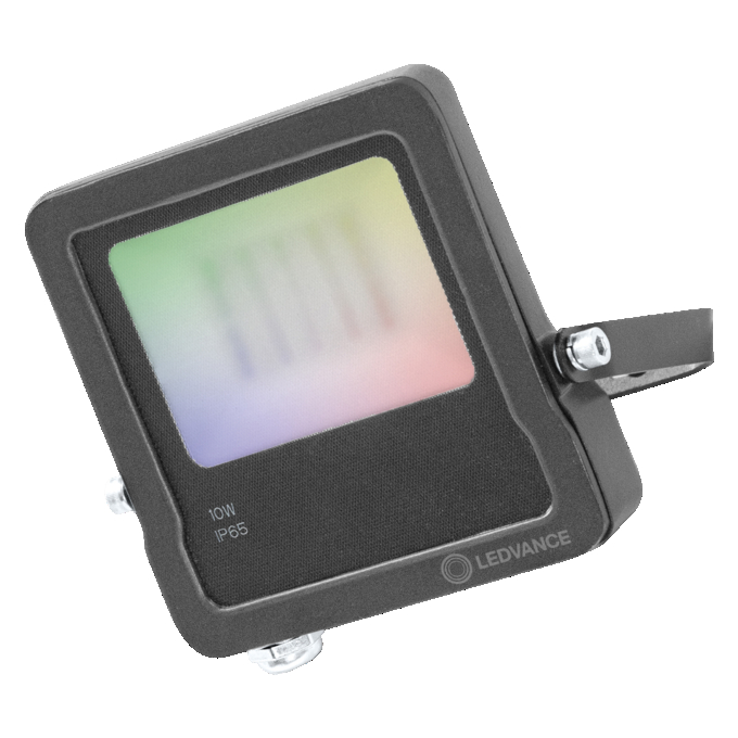 SMART+ MATTER Floodlight 10W Multicolour white, upright, sw. on
