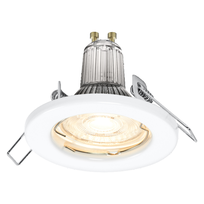 Spotlight Recess Set Incl. Osram LED 3x2.6W GU10 White white, upright, sw. on