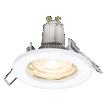 Spotlight Recess Set Incl. Osram LED 3x2.6W GU10 White white, upright, sw. on (thumbnail)