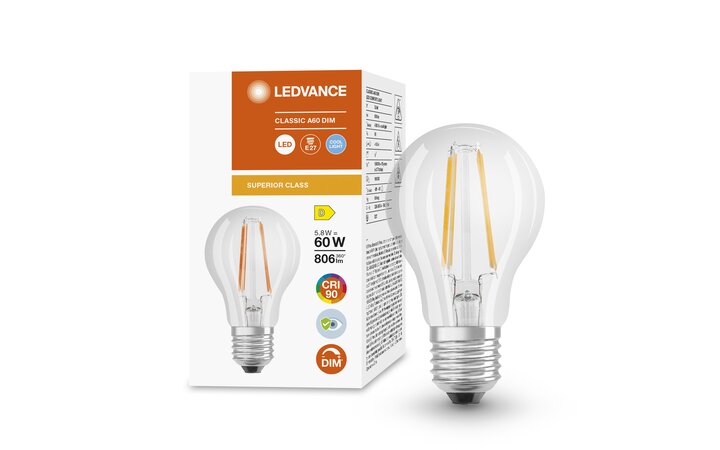 Het LEDVANCE LED COMFORT LIGHT portfolio vermindert vermoeidheid van de ogen door een verlaagd blauwaandeel in het lichtspectrum en biedt een natuurlijker verlichtingsspectrum met een kleurw