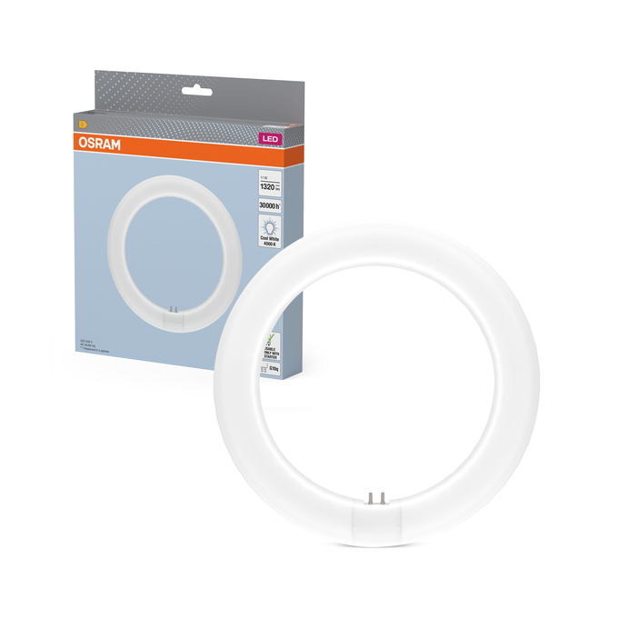 LED TUBE T9 C 22 EM 11W 840 G10q Scatto combinato = Scatto Product Beauty + immagine della confezione