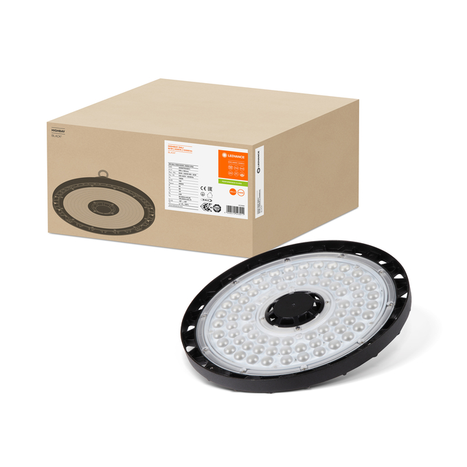 HB DALI 93 W 4000 K 70DEG IP65 Combo Shot = Product Beauty Shot + Packaging Image