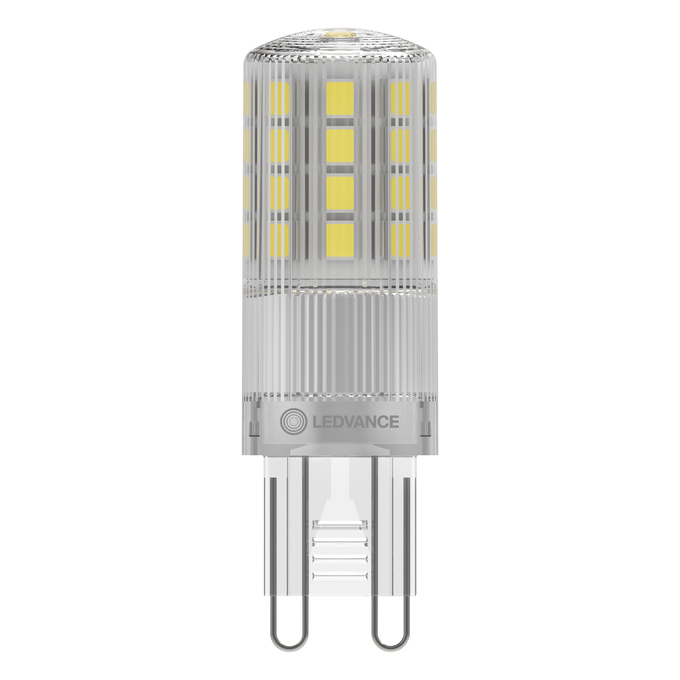 LED Star PIN 40 320° 4W 827 G9 3step DIM white, upright, LEDVANCE logo