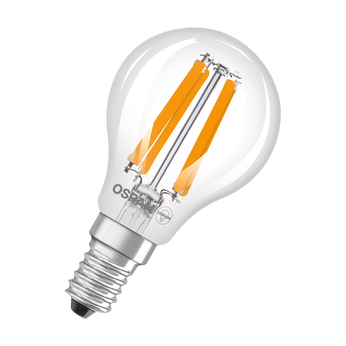 LED Classic P 25 Filament Energy efficiency class A 1.2W 827 Clear E14