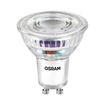 LED PAR16 50 36°  Energy efficiency class A 2W 827 GU10 white, upright, OSRAM logo (thumbnail)