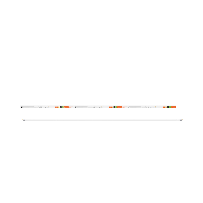LED TUBE T5 EXTERNAL HE35  1449 mm 18W 830 Scatto combinato = Scatto Product Beauty + immagine della confezione