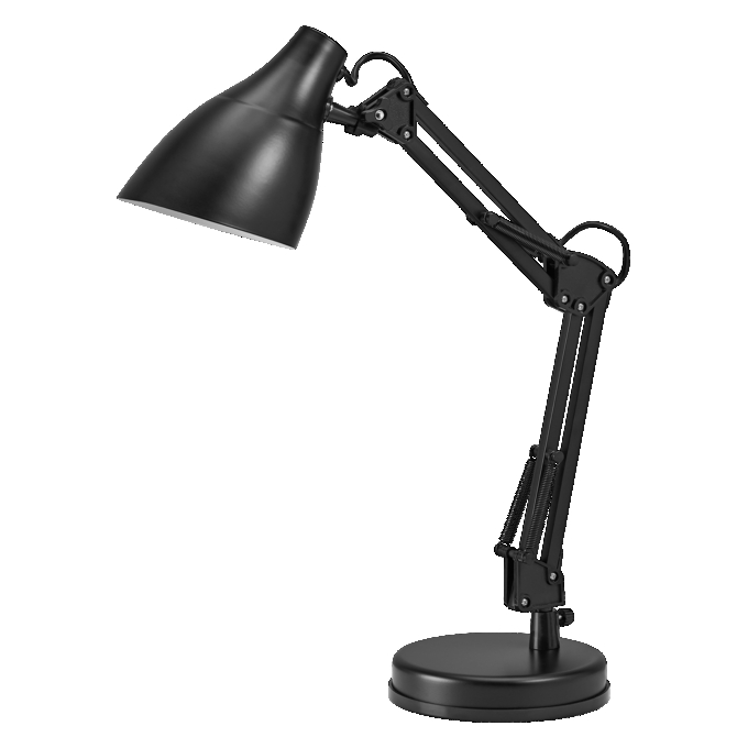Office Line Desk Pear E27 Black