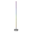 SMART WIFI FLOOR CORNER Magic RGB Silver Remote Control white, upright, sw. on (thumbnail)
