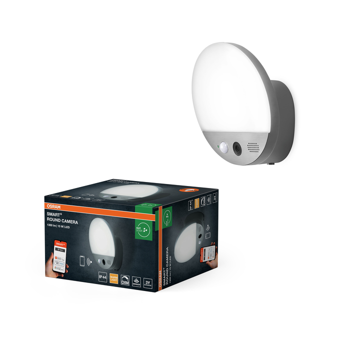 SMART+ Wifi Camera Round Yhdistelmäkuva = Product Beauty Shot + pakkauskuva