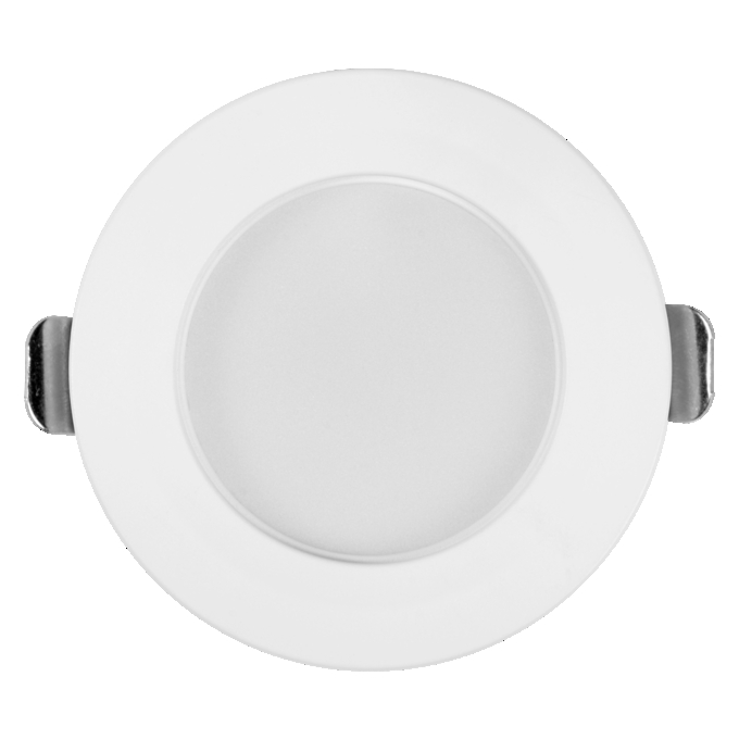 LED Downlight Set IP44 Dim Slim 97mm 4.5W Metal 830 White white, upright, alternat