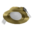 Spot Set Recess Adjustable 4.9W 827 120° Green Brass white, upright (thumbnail)
