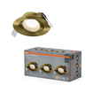Spot Set Recess Adjustable 4.9W 827 120° Green Brass Yhdistelmäkuva = Product Beauty Shot + pakkauskuva (thumbnail)