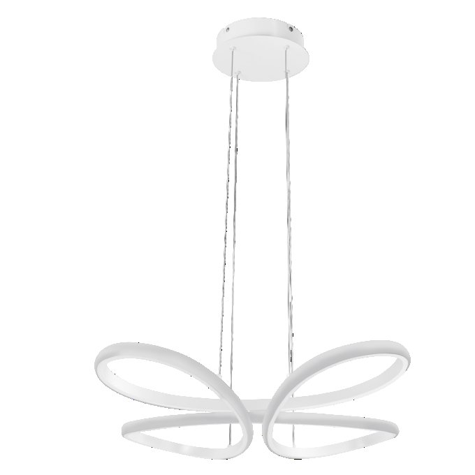 Decor Butterfly Pendant 40W Tunable White DIM Remote Control White
