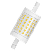 LED Line 78 100 300° DIM P 11.5W 827 Clear R7s white, diagonal (thumbnail)