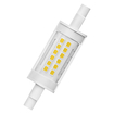 LED Slim Line 78 75 300° DIM P 9.5W 827 Clear R7s white, diagonal (thumbnail)