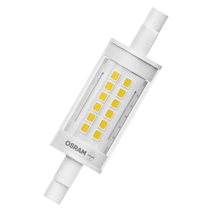 LED Slim Line 78 75 300° DIM 9.5W 827 Clear R7s