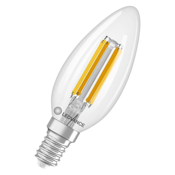 LED CLASSIC B 40 Filament GLOW DIM P 3.4W 930…922 Clear E14