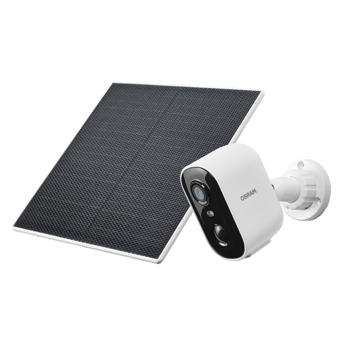 SMART+ WIFI Outdoor Camera Battery Solar White