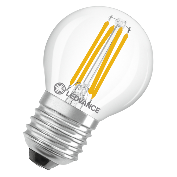 LED Classic P 40 Filament DIM P 3.4W 827 Clear E27