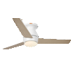 Ceiling Fan Nordes 1065mm 38W CCT RGB white, upright, sw. on (thumbnail)