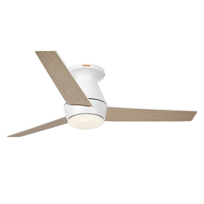 Ceiling Fan Nordes 1065mm 38W CCT RGB white, upright, sw. on