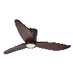 Ceiling Fan Fohn 1168mm 41W CCT white, upright, sw. on (thumbnail)