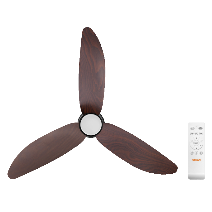 Ceiling Fan Fohn 1168mm 41W CCT white, incl. accessory