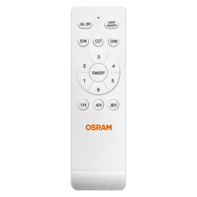 Ceiling Fan Fohn 1168mm 41W CCT white, incl. accessory