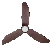Ceiling Fan Fohn 1168mm 41W CCT white, upright, alternat (thumbnail)