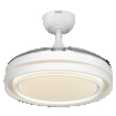 Ceiling Fan Poniente 1060mm 66W CCT white, upright, sw. on (thumbnail)
