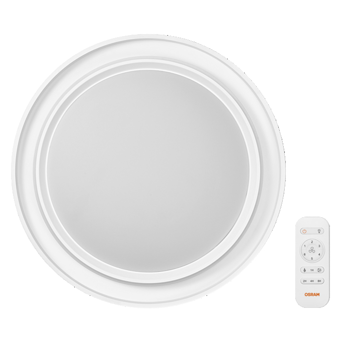 Ceiling Fan Poniente 1060mm 66W CCT white, upright, alternat