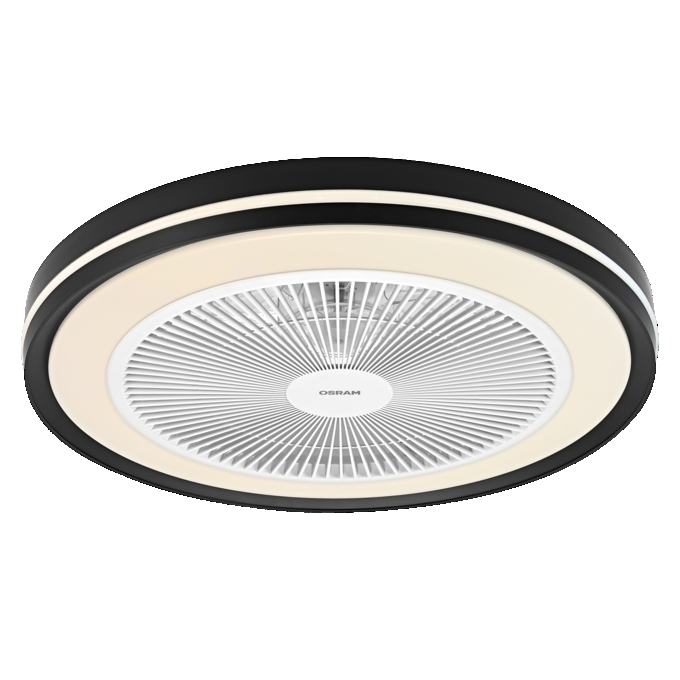 Ceiling Fan Murlan 490mm 43W CCT RGB white, upright, sw. on
