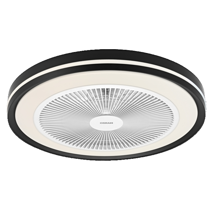 Ceiling Fan Murlan 490mm 43W CCT RGB white, upright, sw. on