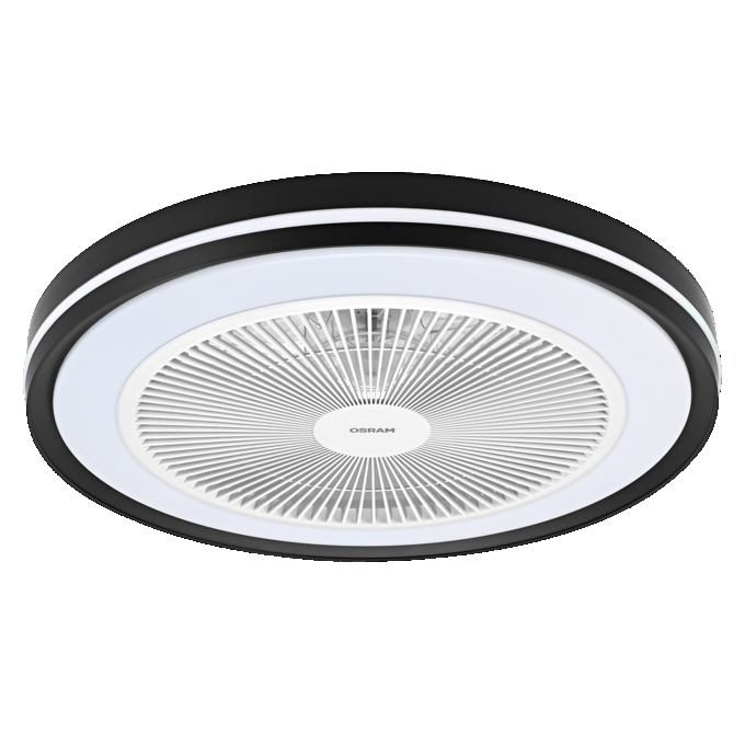 Ceiling Fan Murlan 490mm 43W CCT RGB white, upright, sw. on