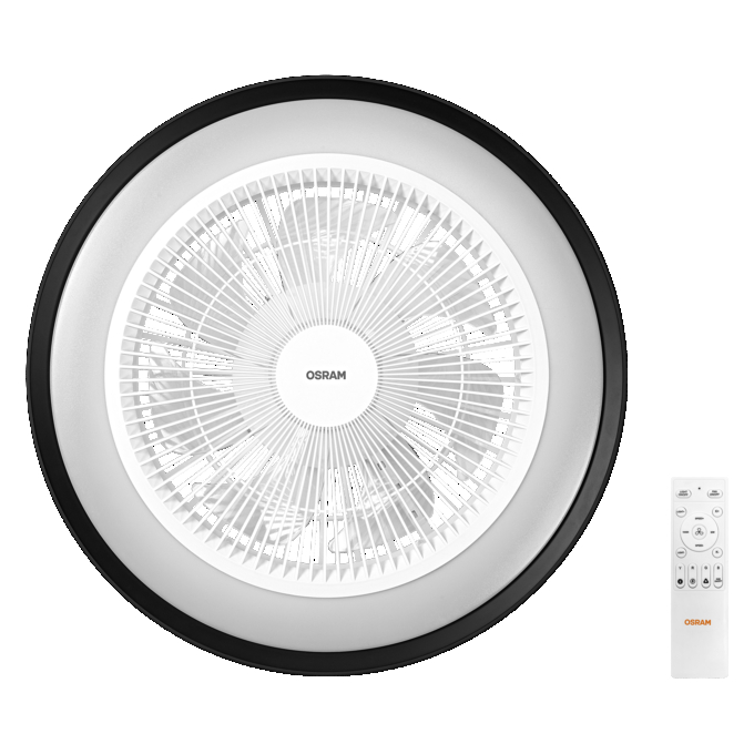 Ceiling Fan Murlan 490mm 43W CCT RGB white, incl. accessory