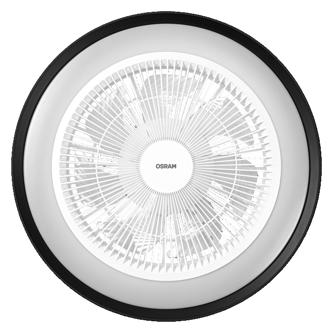 Ceiling Fan Murlan 490mm 43W CCT RGB white, upright, alternat
