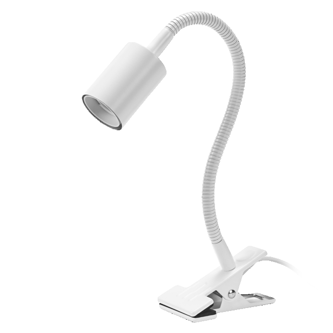 Clip Tube Flex E27 White EU Plug