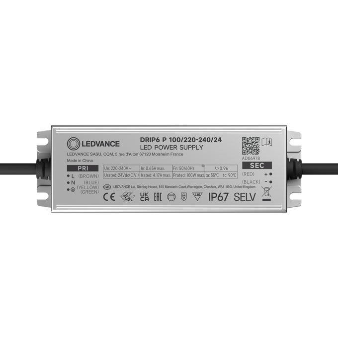 DRIP6 P 100/220-240/24 white, upright