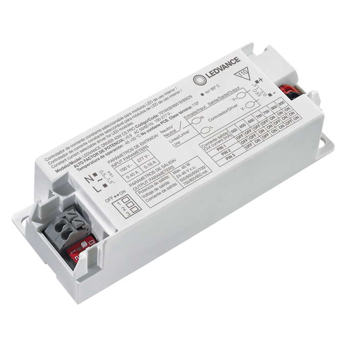 DRIVER CC PROFESIONAL 40W 850mA  100-277V