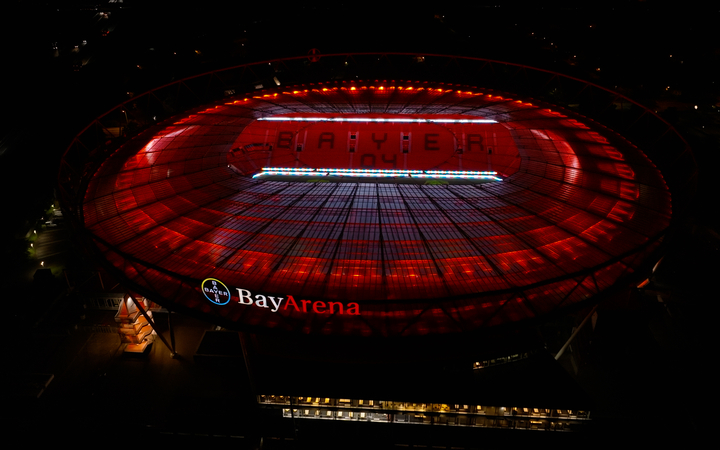 LEDVANCE and Bayer 04 Leverkusen light up BayArena.