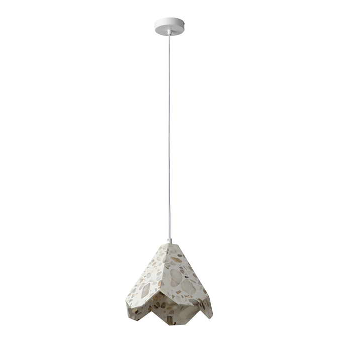 Decor Gleam Pendant Flower E27 White