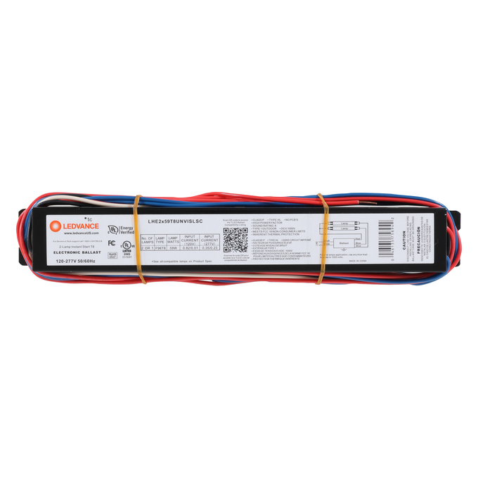 LEDVANCE HE BALLAST 2X59W T8  UNV IS L SC