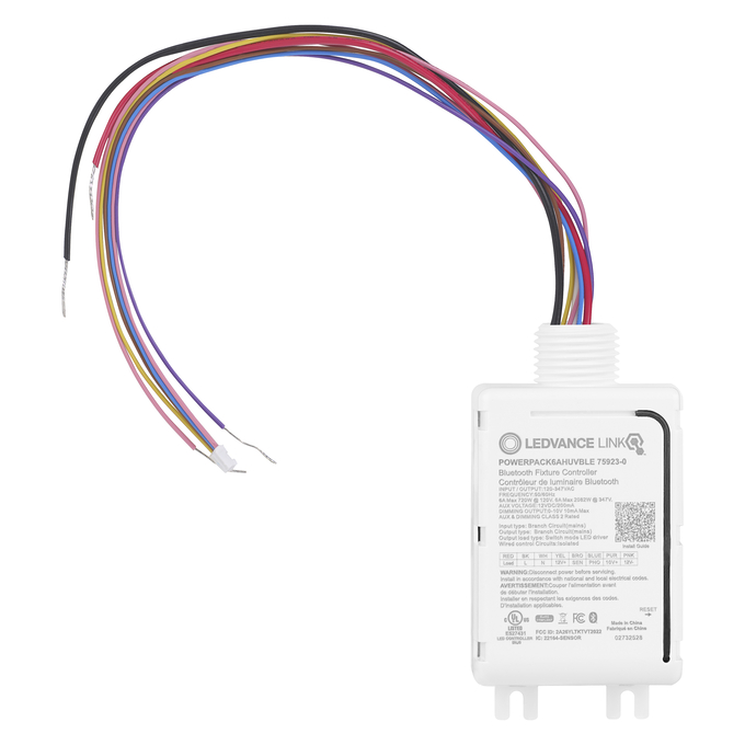 LINK POWER PACK 6A HUV BLE white, top view