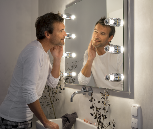 Ledvance's mirrored LED lamps are just right for the bathroom. Picture: Ledvance