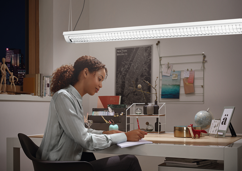 Kotitoimiston valaistus