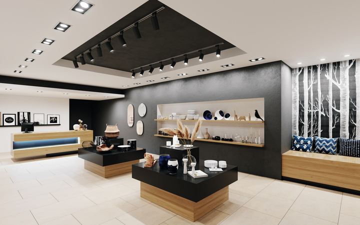 Éclairage des magasins